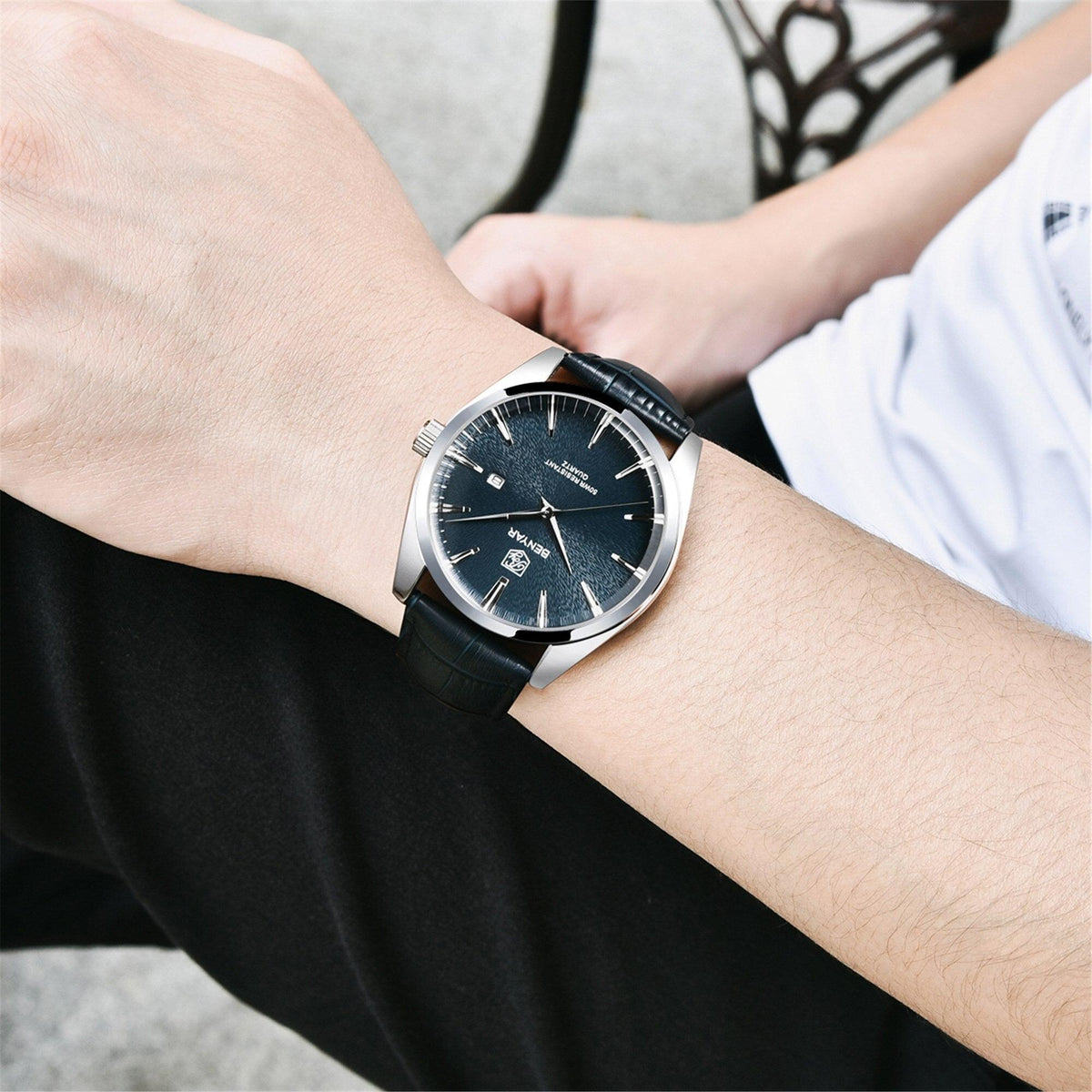 Reloj Hombre Palermo Blanco