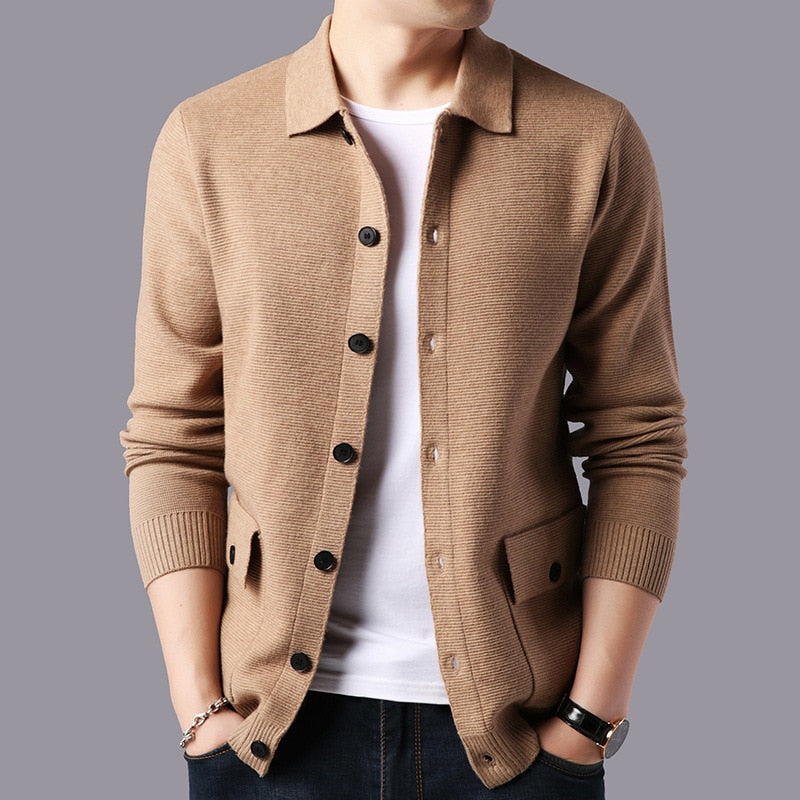 Cardigan Hombre Cuello Vuelto Slim Fit Bariloche - foto 4