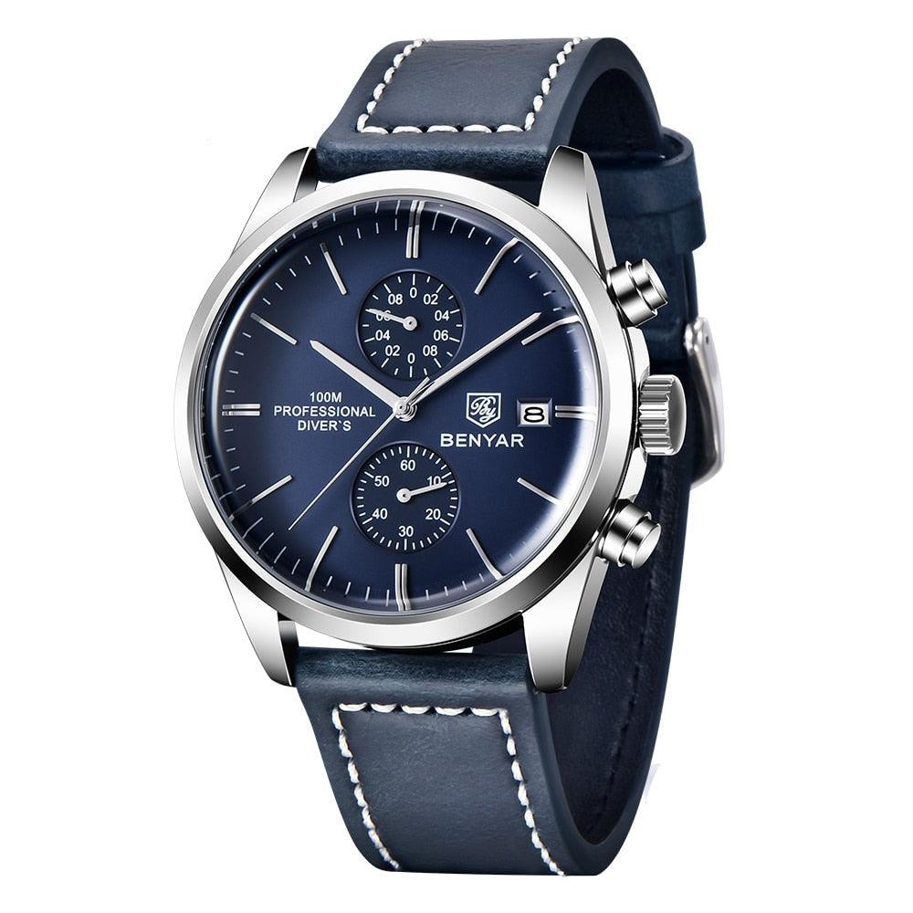 Reloj Hombre Atlántico Azul / Plata