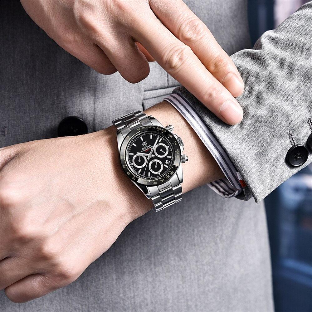 Reloj Hombre Velocista Negro