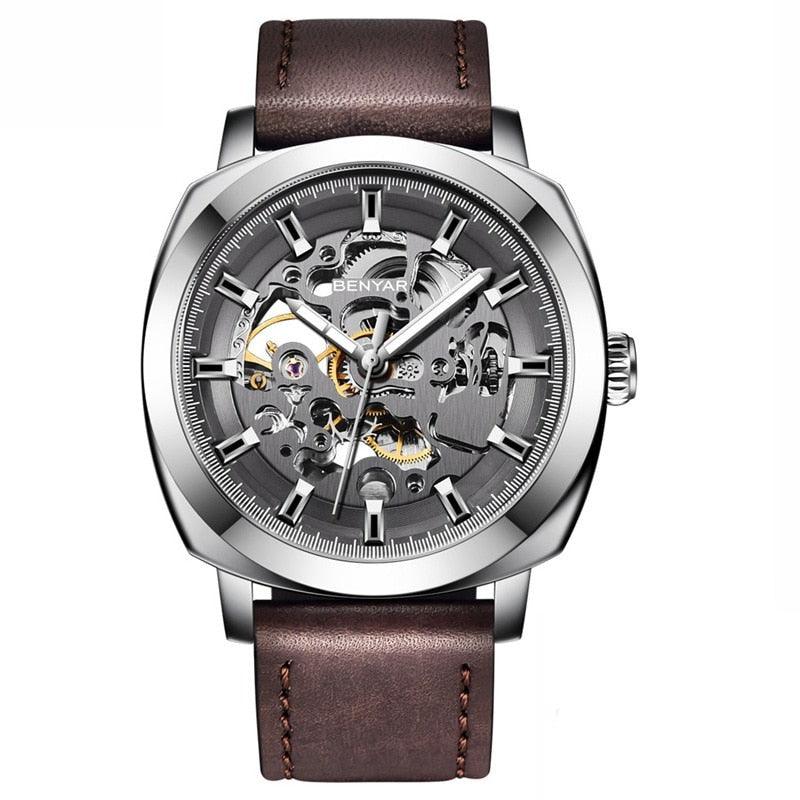 Reloj Hombre Cénit Plata / Negro