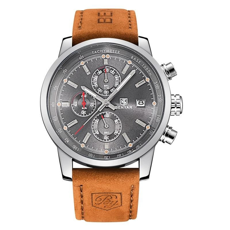 Reloj Hombre Circuito Negro / Plata