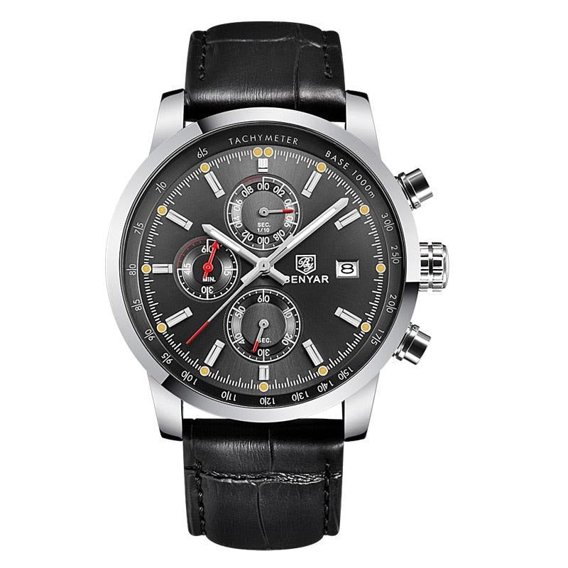 Reloj Hombre Circuito Marrón / Negro / Blanco