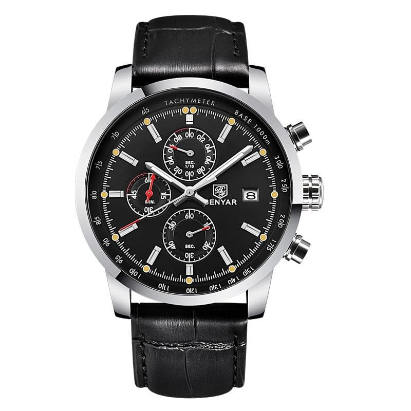 Reloj Hombre Circuito Marrón / Negro