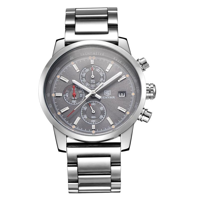 Reloj Hombre Circuito Blanco