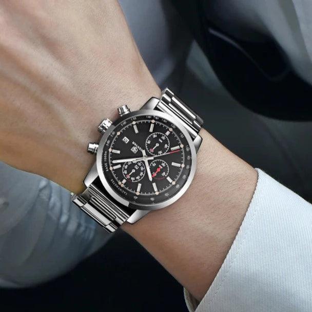 Reloj Hombre Circuito Gris