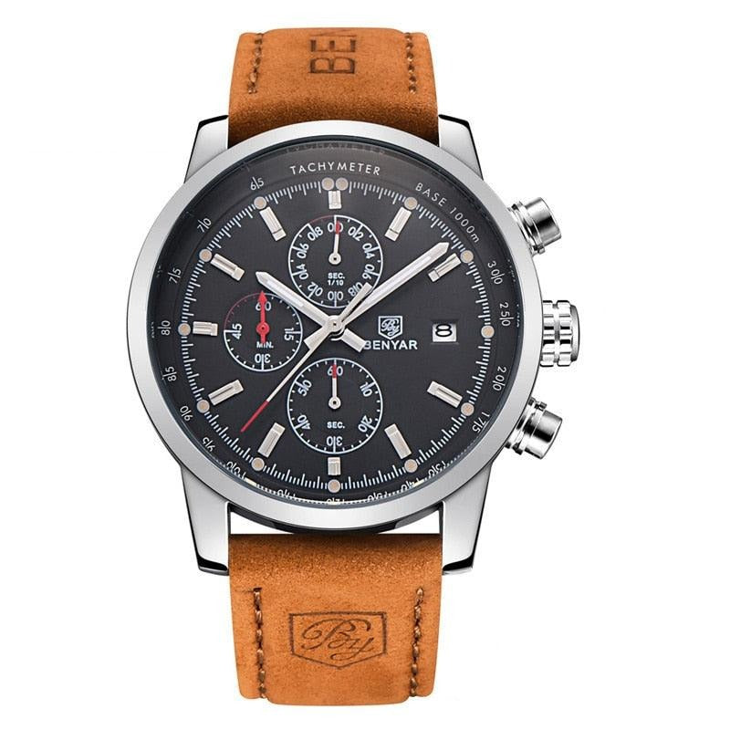 Reloj Hombre Circuito Negro / Blanco