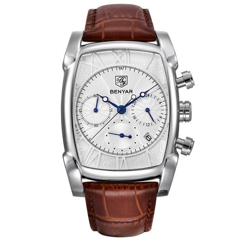 Reloj Hombre Ateneo Dorado / Blanco