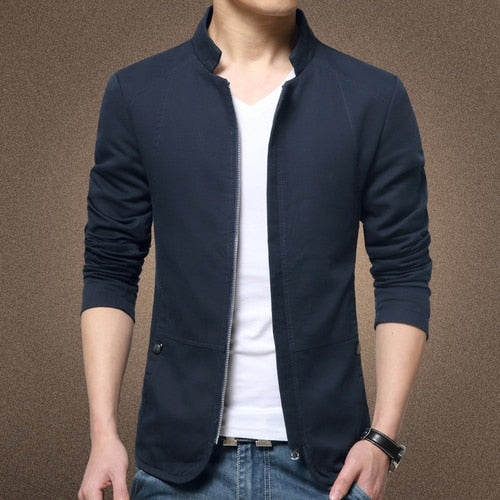 Campera Hombre Algodón Cuello Alto Slim Fit Casual Dickson - foto 5