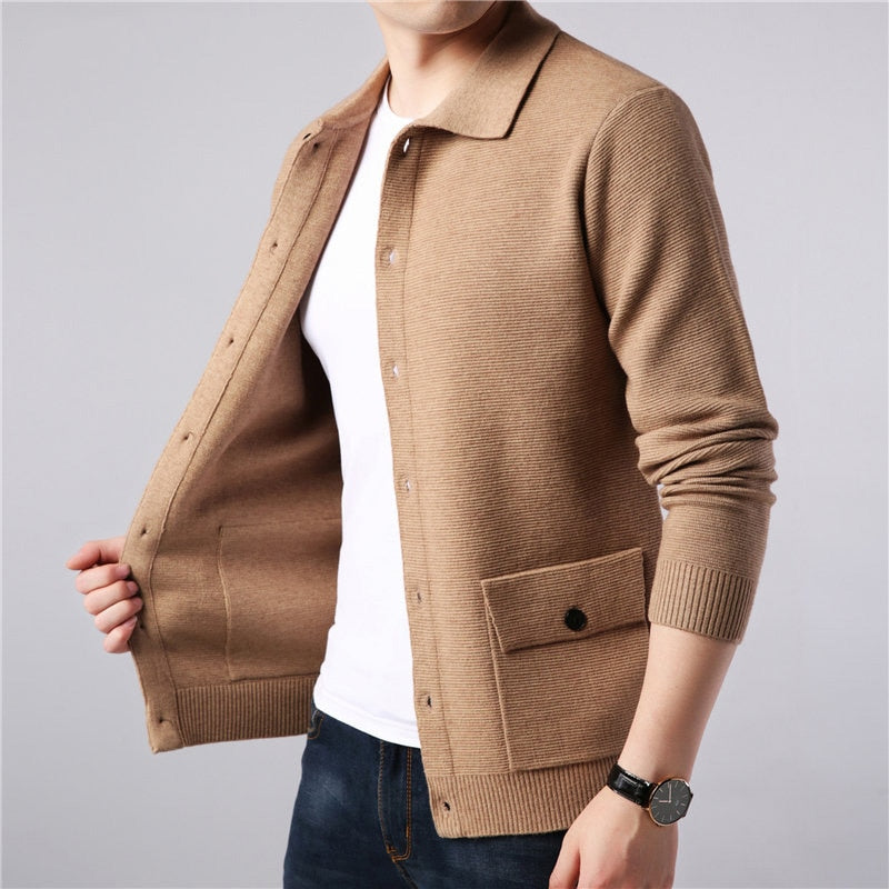 Cardigan Hombre Cuello Vuelto Slim Fit Bariloche - foto 5