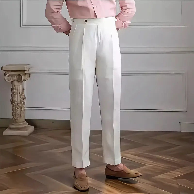 Pantalón de Vestir Hombre 100% Lino Corte Clásico Recoleta - foto 4