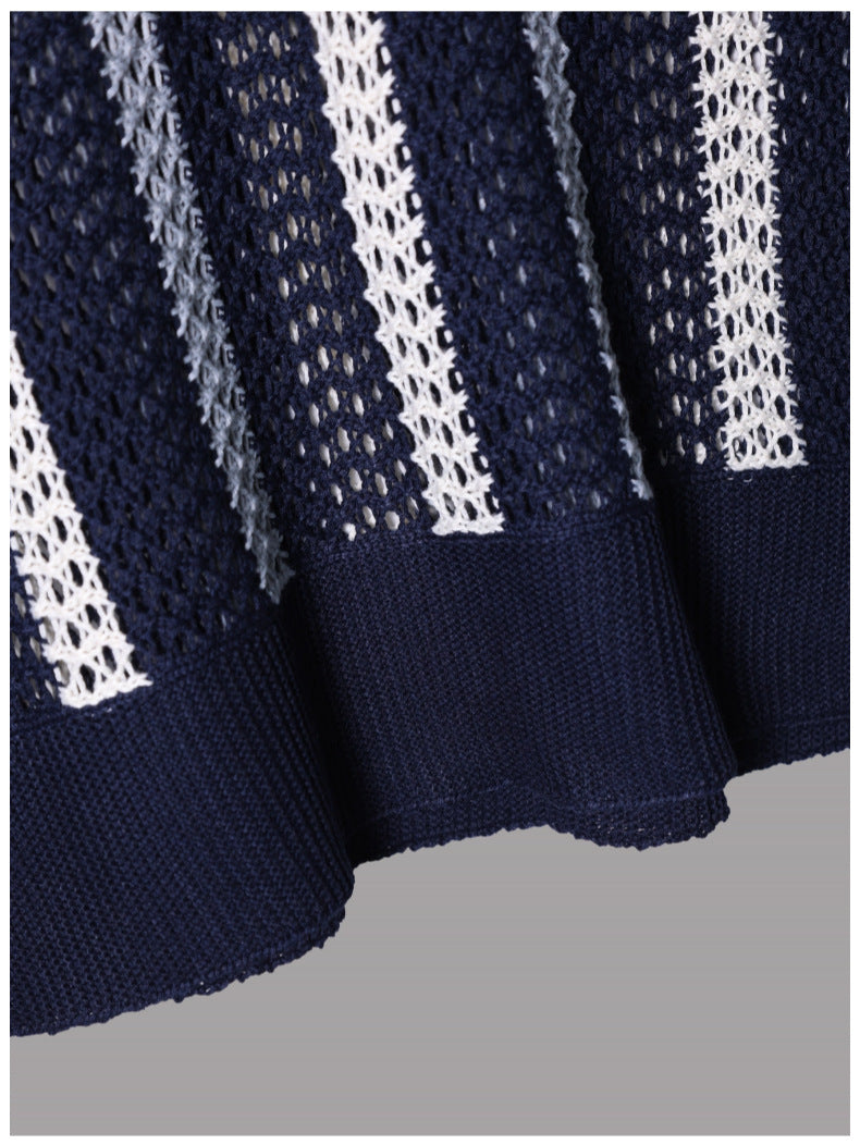 Camisa de Crochet Hombre Manga Corta Casual Corrientes - foto 16