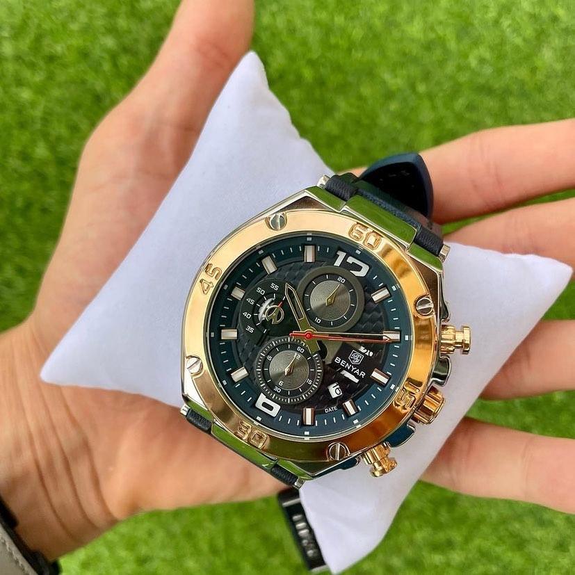 Reloj Hombre Osiris Plata / Azul