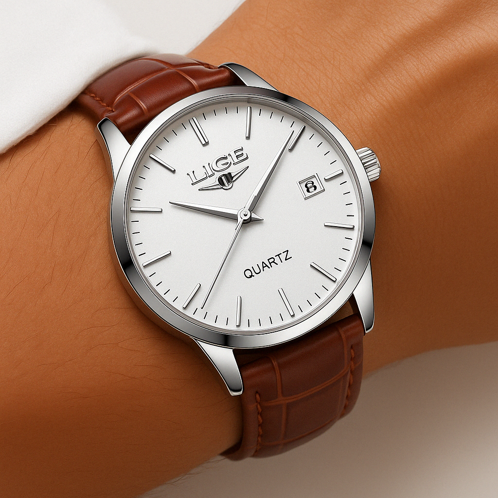 Reloj Hombre Valverdi de Cuero Legítimo Diseño Sofisticado - foto 2