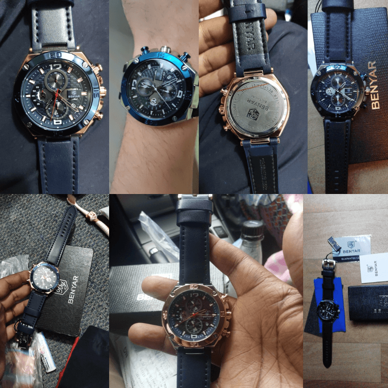 Reloj Hombre Osiris Plata / Negro