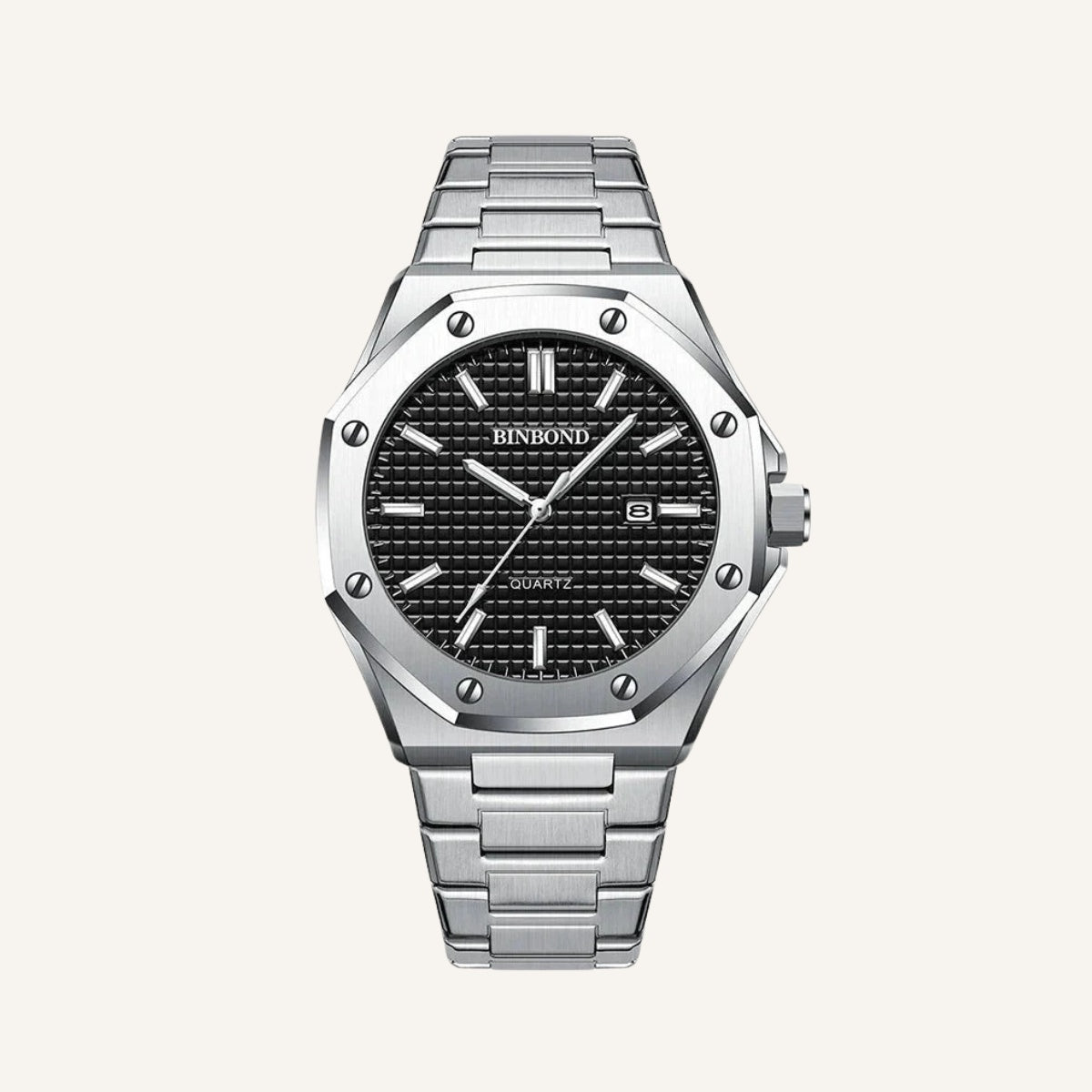 Reloj Hombre Plata Blind en Acero Inoxidable Premium