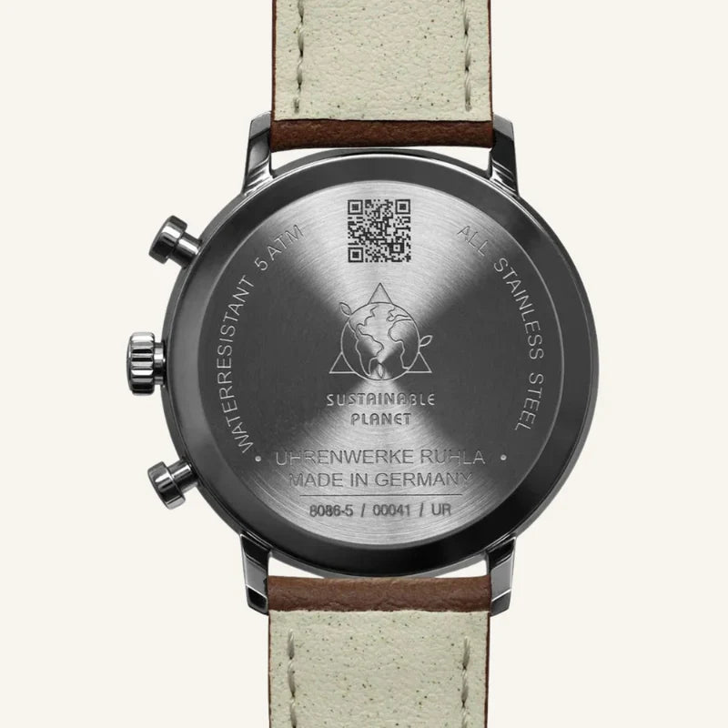 Reloj Hombre Cronógrafo Old Money Malla de Cuero Zeppelin - foto 2