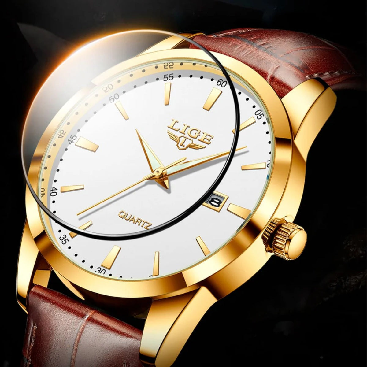 Reloj Hombre Valverdi de Cuero Legítimo Diseño Sofisticado - foto 5