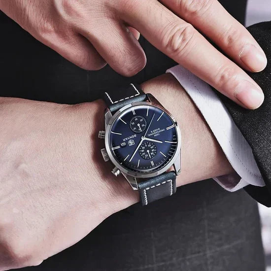 Reloj de Cuero Hombre Maretti Premium Estilo Clásico Old Money - foto 4
