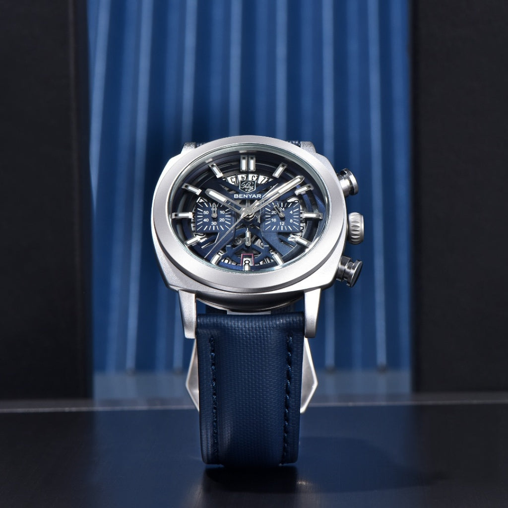 Reloj de Cuero Hombre Lujo Cassani Luxe Malla Premium - foto 13