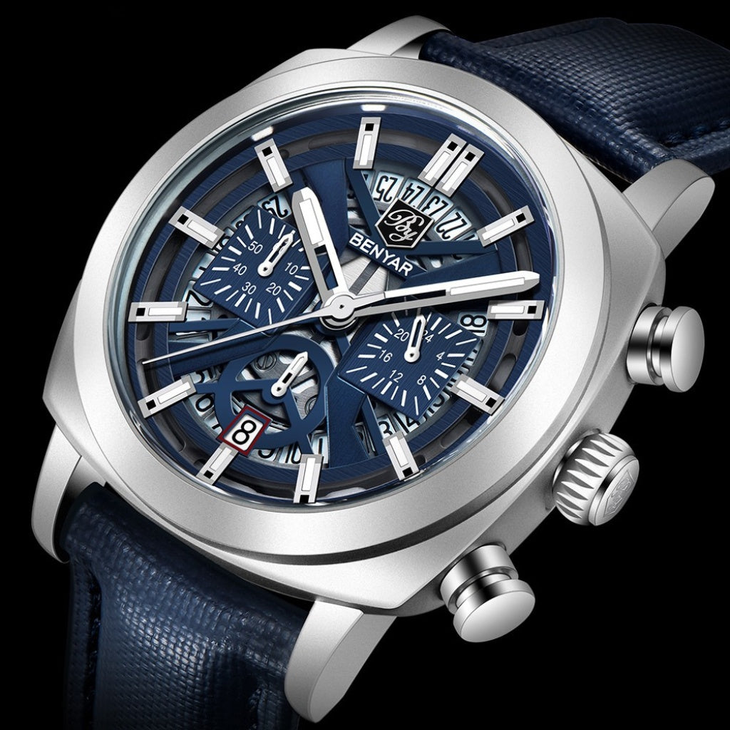 Reloj de Cuero Hombre Lujo Cassani Luxe Malla Premium - foto 15