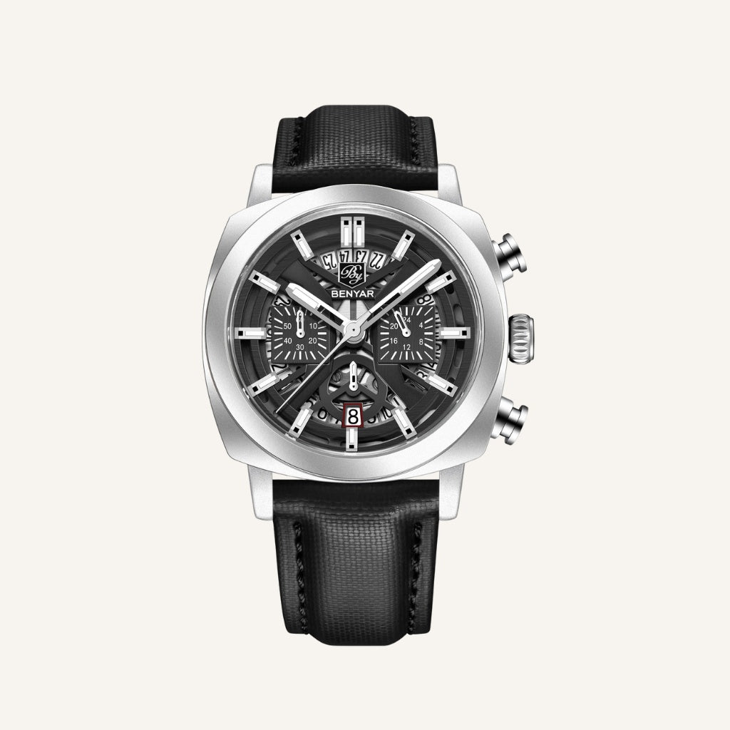 Reloj de Cuero Hombre Lujo Cassani Luxe Malla Premium - foto 18
