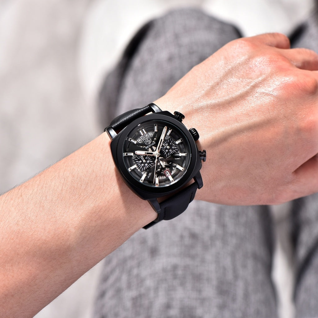 Reloj de Cuero Hombre Lujo Cassani Luxe Malla Premium - foto 4