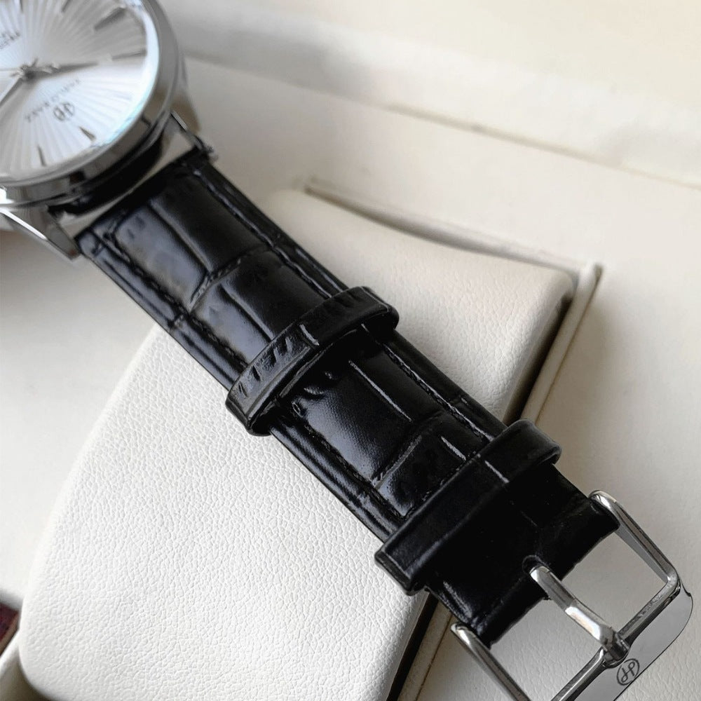 Reloj Hombre de Cuero Legítimo Belluno Quartz Clásico - foto 6