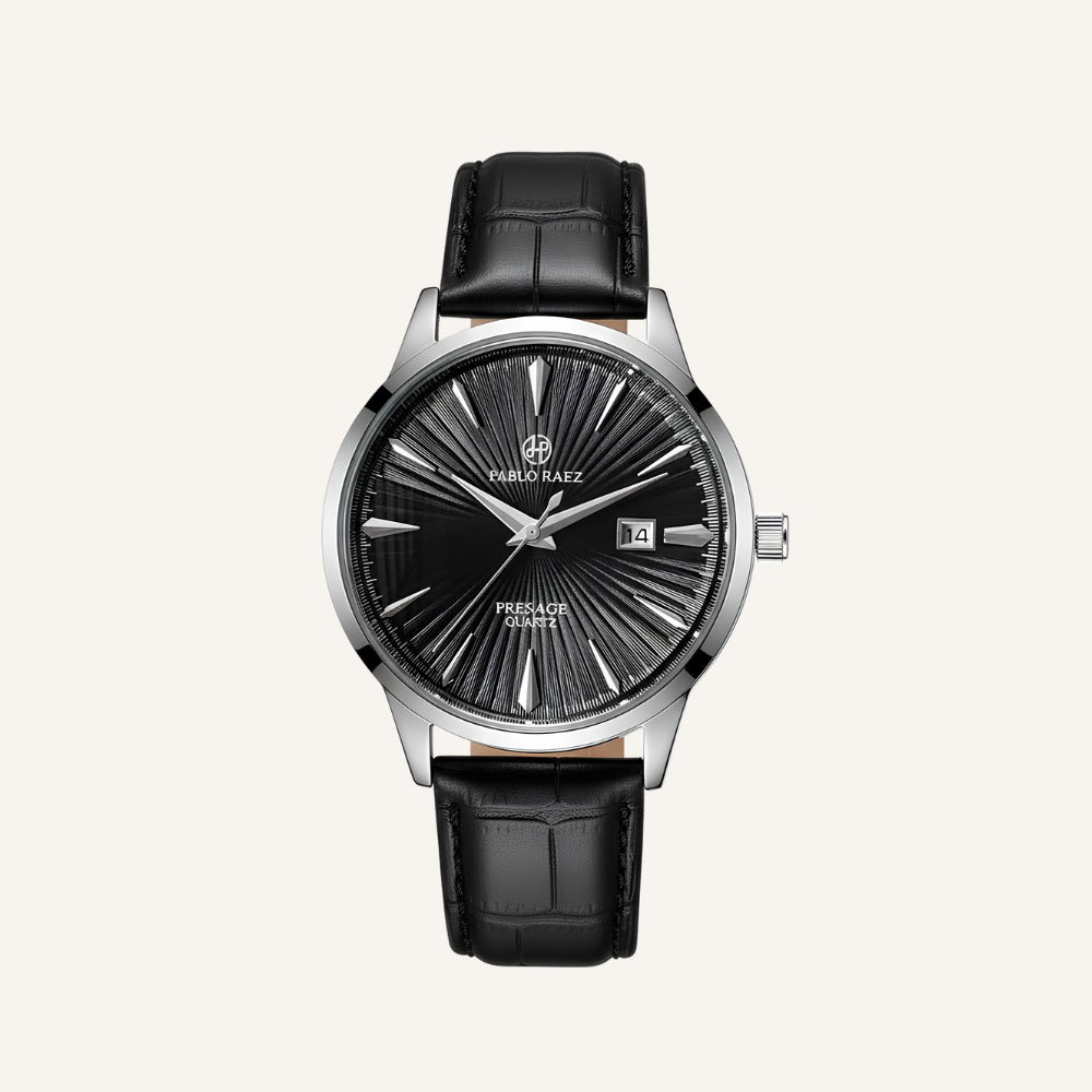 Reloj Hombre de Cuero Legítimo Belluno Quartz Clásico - foto 7