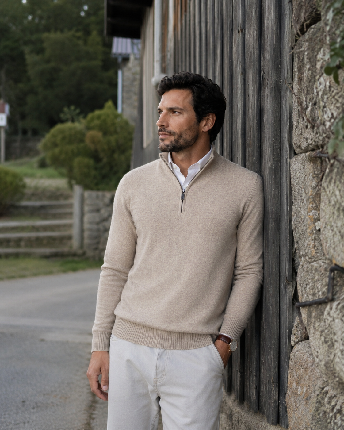 Sweater Hombre de Algodón Calce Ajustado Angostura - foto 6