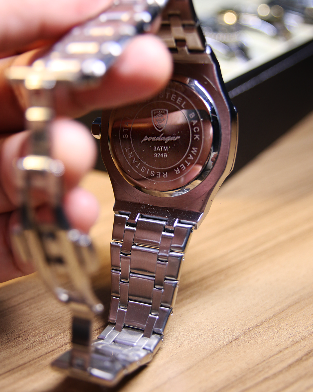 Reloj Hombre Regente Todo Negro