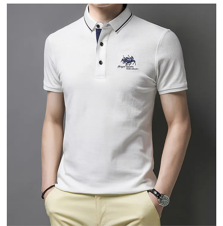 Camisa Polo Hombre Acassuso Algodón Premium Bordada Manga Corta - foto 9