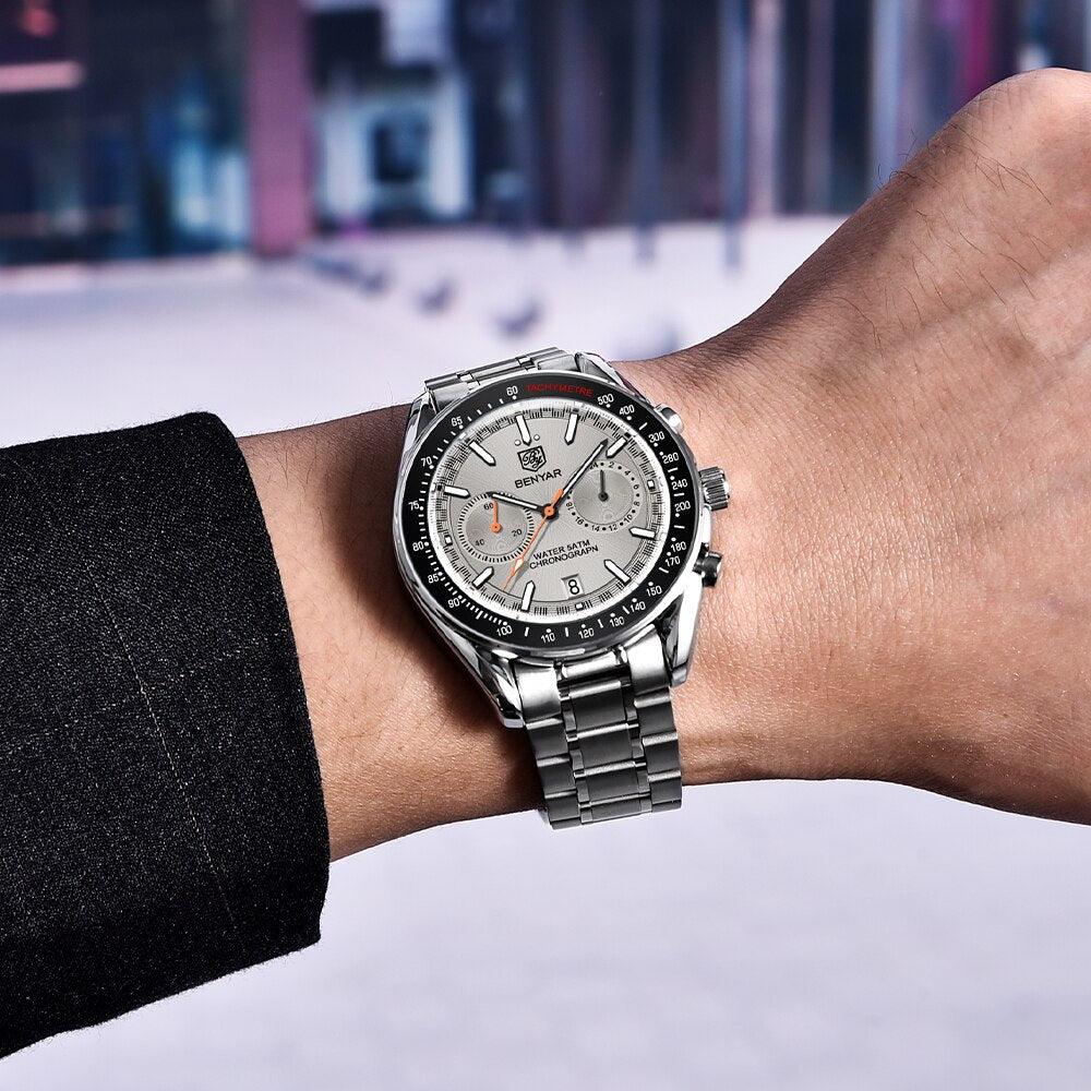 Reloj Hombre Altitud Acero / Azul