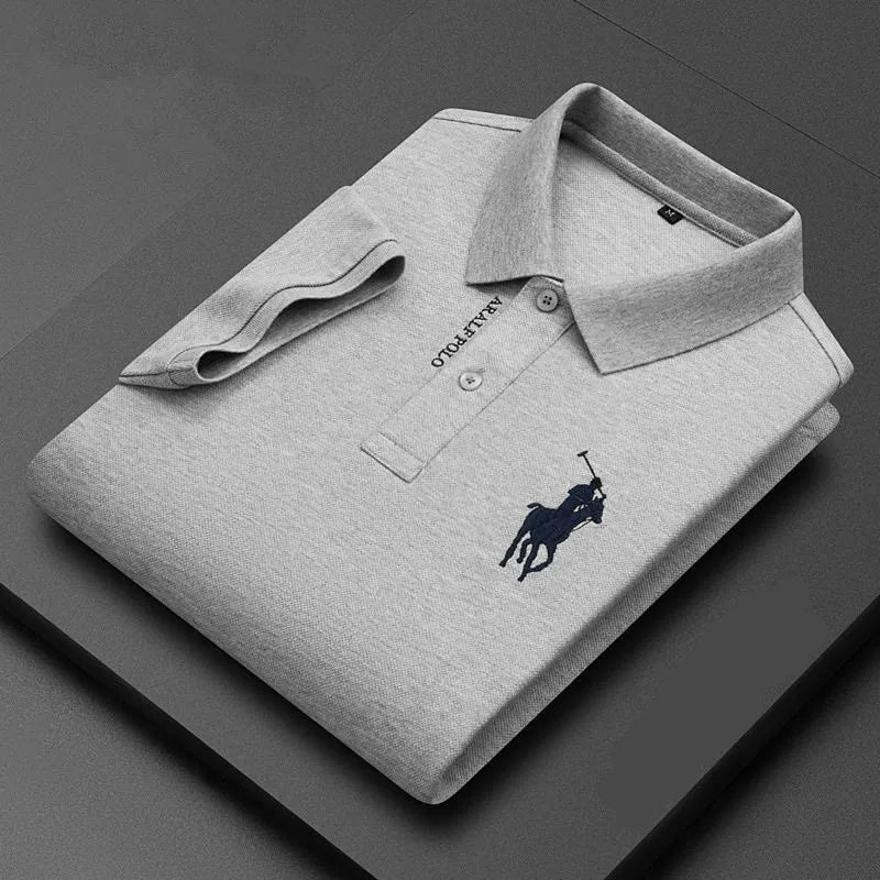 Camisa Polo Hombre Colegiales Algodón Manga Corta Bordada Casual - foto 8