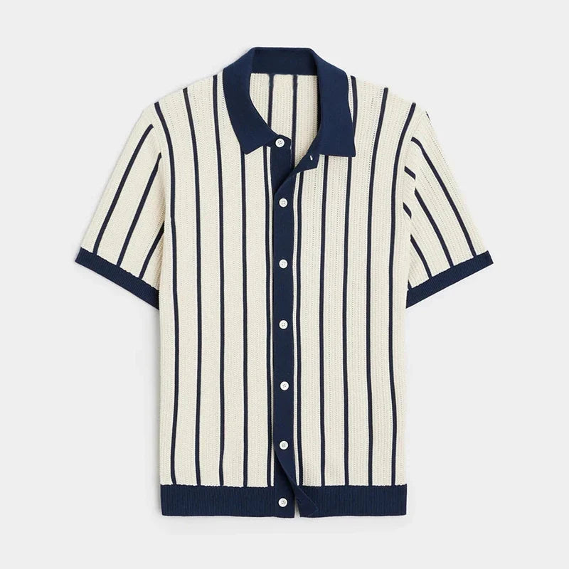 Camisa de Tricot Hombre Manga Corta Casual Iguazú - foto 4