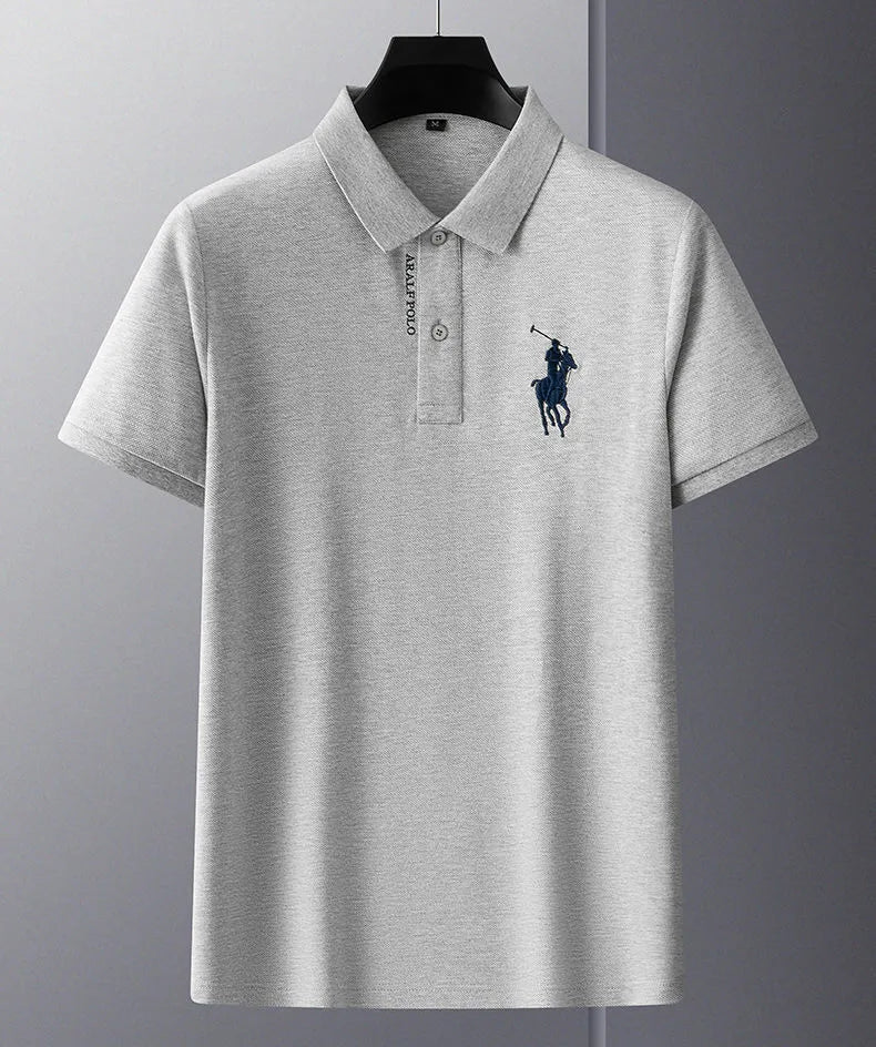 Camisa Polo Hombre Colegiales Algodón Manga Corta Bordada Casual - foto 9