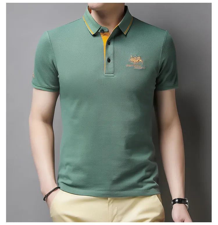 Camisa Polo Hombre Acassuso Algodón Premium Bordada Manga Corta - foto 10