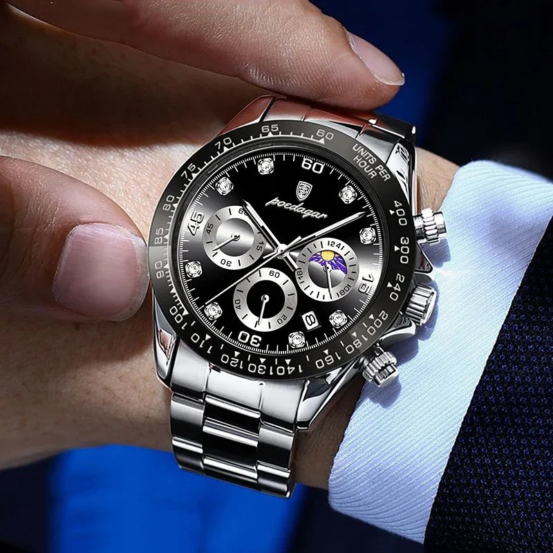 Reloj Hombre Jornada Silicona / Negro