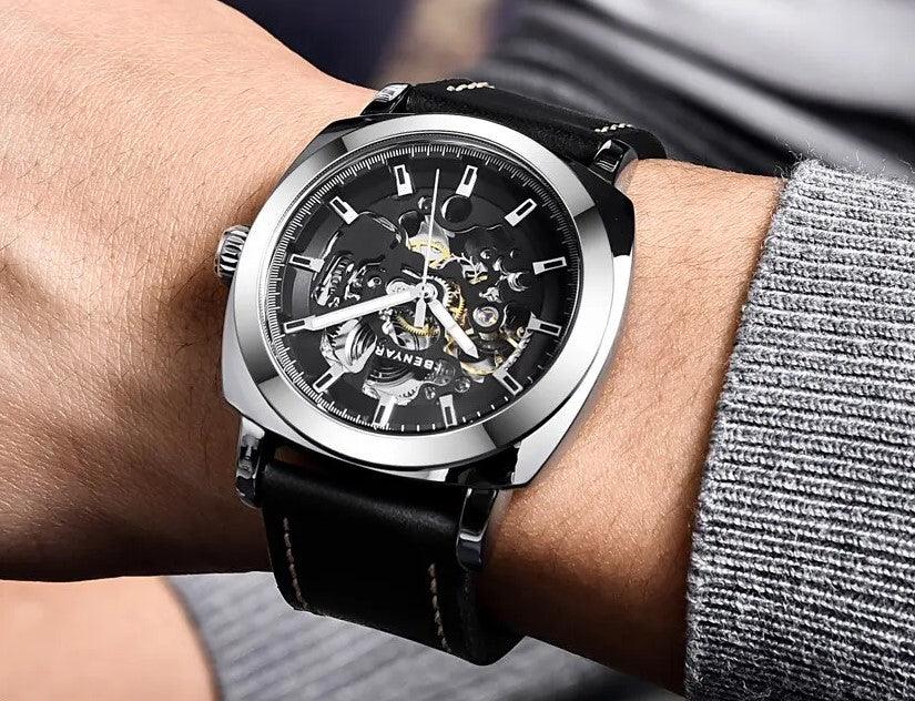 Reloj Hombre Cénit Plata / Azul