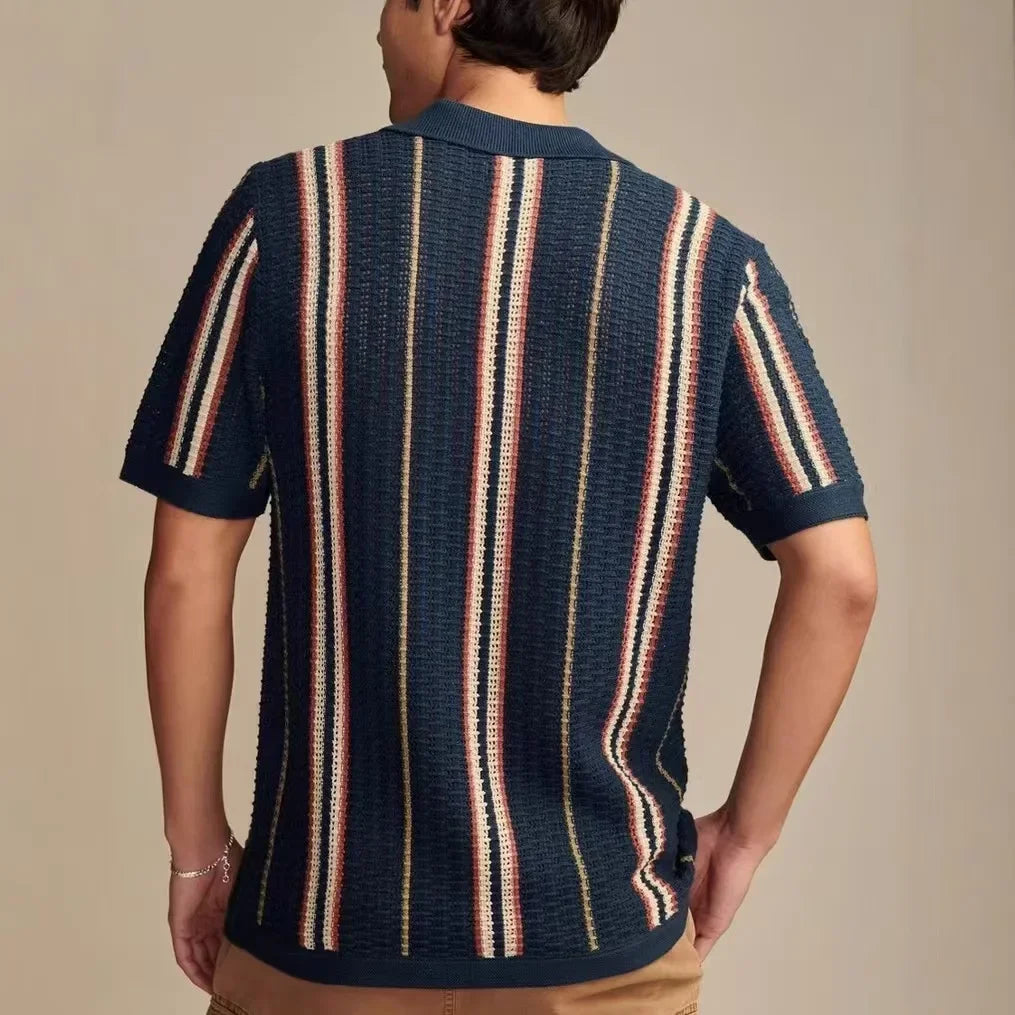 Camisa de Crochet Hombre Manga Corta Casual Posadas - foto 7