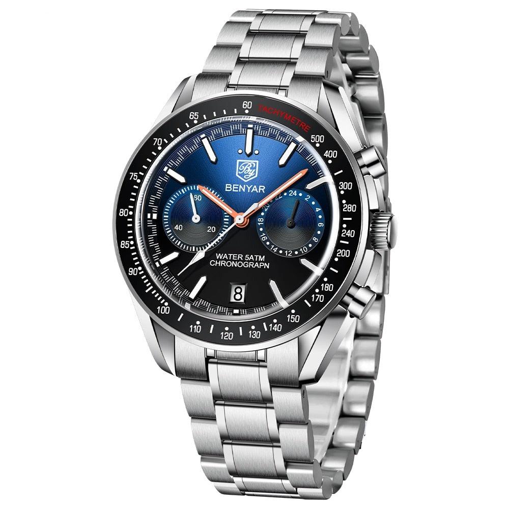 Reloj Hombre Altitud Acero / Negro