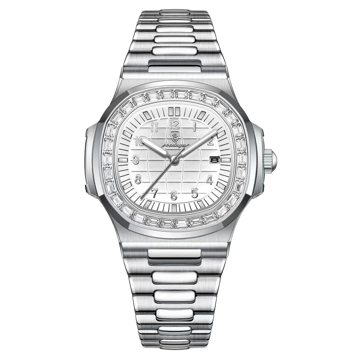 Reloj Hombre Glaciar Blanco
