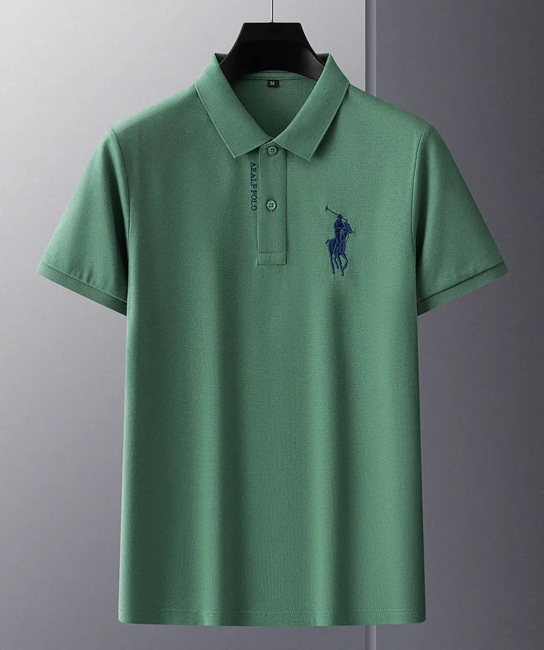 Camisa Polo Hombre Colegiales Algodón Manga Corta Bordada Casual - foto 12