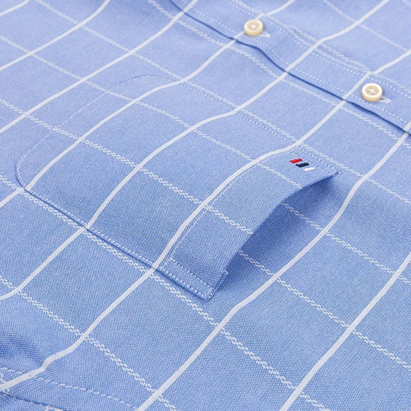 Camisa Hombre a Cuadros Manga Larga 100% Algodón Chascomús - foto 5