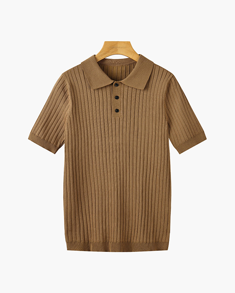 Camisa Polo Hombre 100% Algodón Cuello Camisero Elegante La Lucila - foto 2