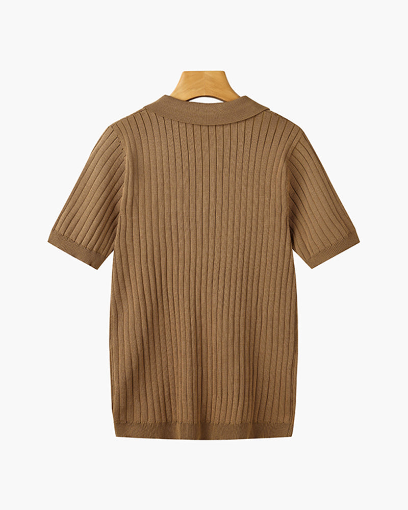 Camisa Polo Hombre 100% Algodón Cuello Camisero Elegante La Lucila - foto 6
