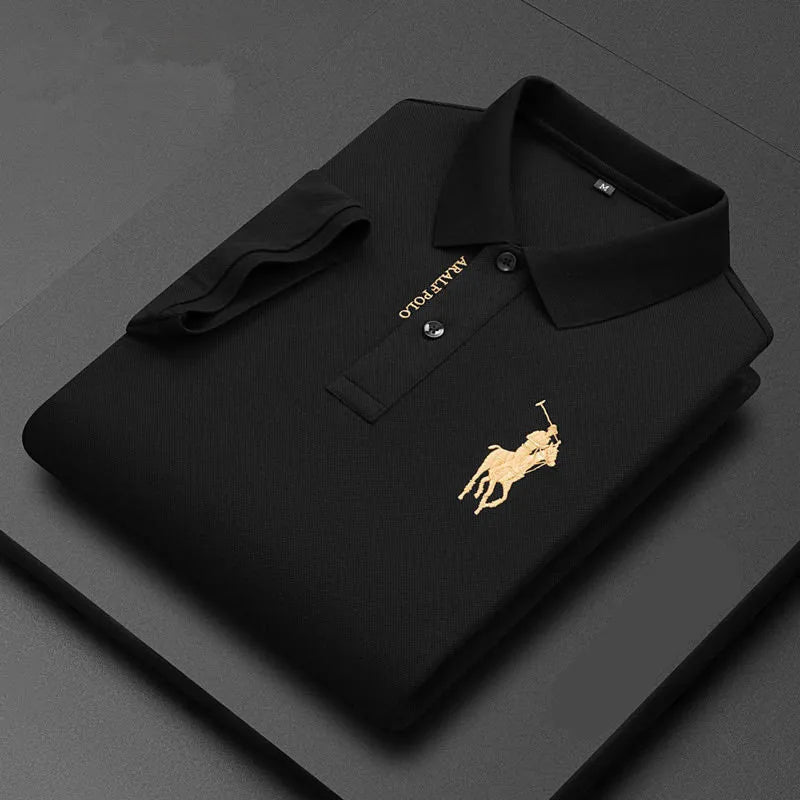 Camisa Polo Hombre Colegiales Algodón Manga Corta Bordada Casual - foto 6