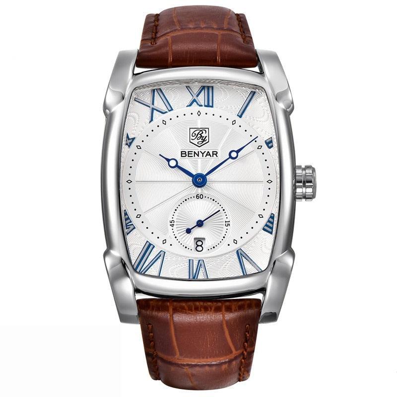 Reloj Hombre Zeus Marrón / Blanco