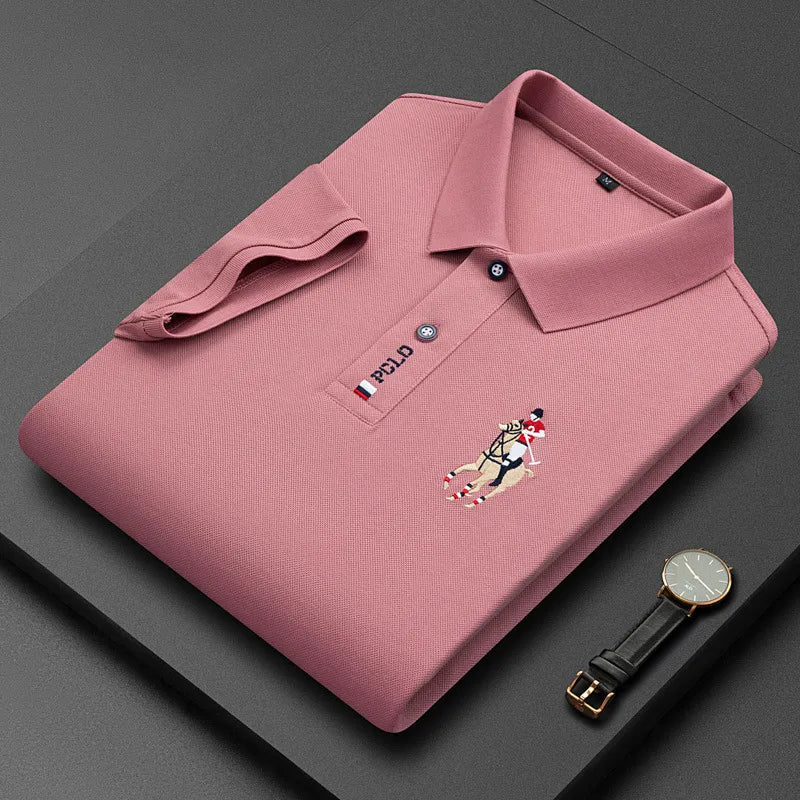 Camisa Polo Hombre Algodón Flores Manga Corta Bordada Casual - foto 21