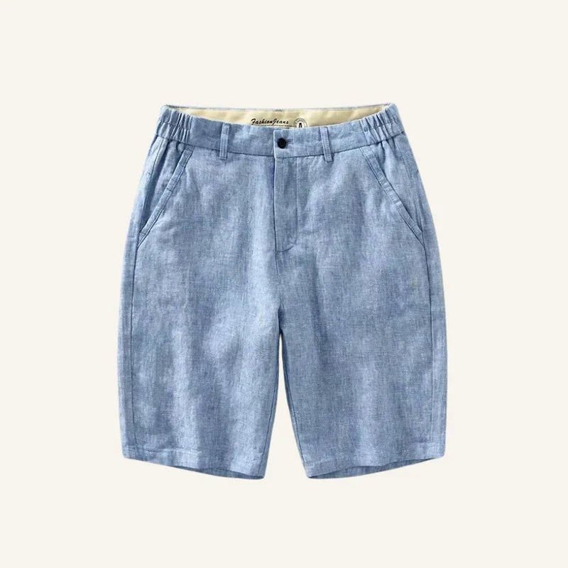 Short de Lino Hombre Old Money Capri - foto 5
